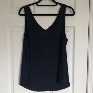 Navy RW&Co tank, size large